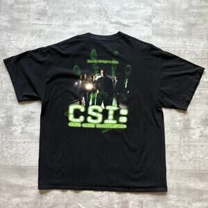 Vintage 2000s csi promo t shirt